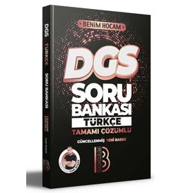 2023 DGS Türkçe Tamamı Çözümlü Soru Bankası Benim Hocam Yayınları