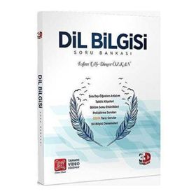 2023 Dil Bilgisi Tamamı Video Çözümlü Soru Bankası 3D Yayınları
