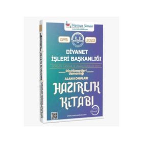 2023 Diyanet İşleri Başkanlığı Din Hizmetleri Uzmanlığı GYS Alan Konuları Hazırlık Kitabı - Memur Sınav