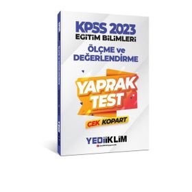 2023 Eğitim Bilimleri Çek Kopart Yaprak Test
