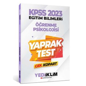 2023 Eğitim Bilimleri Çek Kopart Yaprak Test