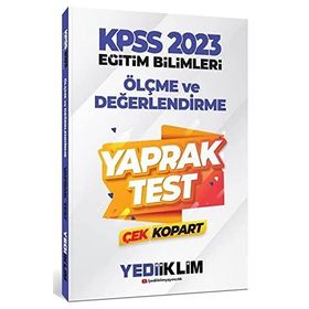 2023 Eğitim Bilimleri Çek Kopart Yaprak Test