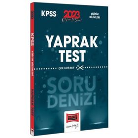 2023 Eğitim Bilimleri Çek Kopart Yaprak Test