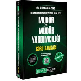 2023 Ekys Müdür ve Müdür Yardımcılığı Soru Bankası - Pegem Yayınları