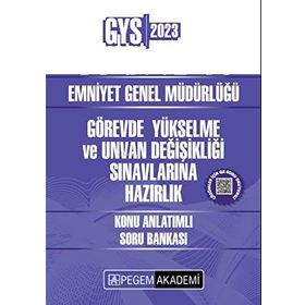 2023 Emniyet Genel Müdürlüğü Görevde Yükselme ve Unvan Değişikliği Konu Anlatımlı Soru Bankası