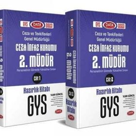2023 GYS Adalet Bak. Ceza Tevkifevleri Ceza İnfaz Kurumu 2. Müdürlük Hazırlık Kitabı 2 Cilt - Data Yayınları