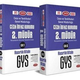 2023 GYS Adalet Bak. Ceza Tevkifevleri Ceza İnfaz Kurumu 2. Müdürlük Hazırlık Kitabı 2 Cilt - Data Yayınları