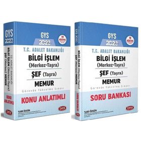 2023 GYS Adalet Bakanlığı Bilgi İşlem Merkez Taşra Şef Taşra Memur Konu Anlatımlı - Data Yayınları