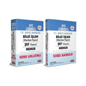 2023 GYS Adalet Bakanlığı Bilgi İşlem Merkez Taşra Şef Taşra Memur Konu Anlatımlı - Data Yayınları