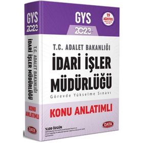 2023 GYS Adalet Bakanlığı İdari İşler Müdürlüğü Konu Anlatımlı - Data Yayınları