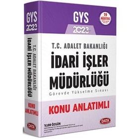 2023 GYS Adalet Bakanlığı İdari İşler Müdürlüğü Konu Anlatımlı - Data Yayınları