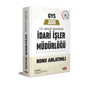 2023 GYS Adalet Bakanlığı İdari İşler Müdürlüğü Konu Anlatımlı - Data Yayınları
