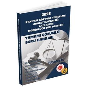 2023 GYS Adalet Bakanlığı Yazı İşleri Müdürlüğü Rakipsiz Soru Bankası - Dizgi Kitap