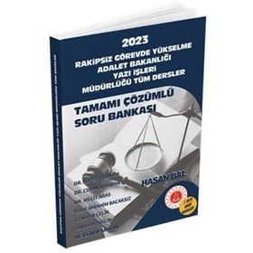 2023 GYS Adalet Bakanlığı Yazı İşleri Müdürlüğü Rakipsiz Soru Bankası - Dizgi Kitap