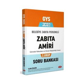 2023 GYS Belediye Zabıta Personeli Zabıta Amiri 2. Grup Soru Bankası - Data Yayınları