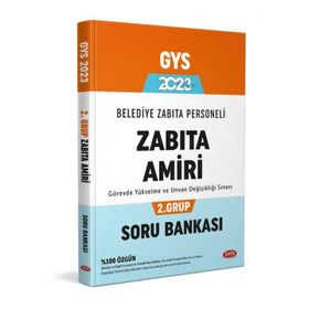 2023 GYS Belediye Zabıta Personeli Zabıta Amiri 2. Grup Soru Bankası - Data Yayınları