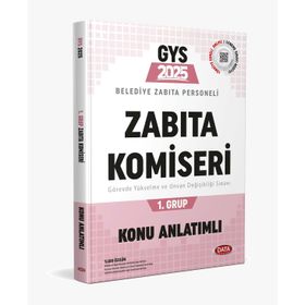 2023 GYS Belediye Zabıta Personeli Zabıta Komiseri 1. Grup Konu Anlatımlı - Data Yayınları