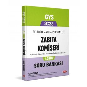 2023 GYS Belediye Zabıta Personeli Zabıta Komiseri 1. Grup Soru Bankası - Data Yayınları