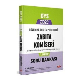 2023 GYS Belediye Zabıta Personeli Zabıta Komiseri 1. Grup Soru Bankası - Data Yayınları
