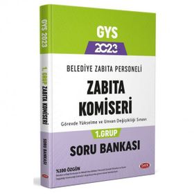 2023 GYS Belediye Zabıta Personeli Zabıta Komiseri 1. Grup Soru Bankası - Data Yayınları