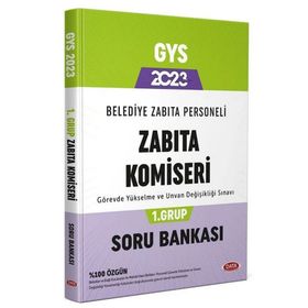2023 GYS Belediye Zabıta Personeli Zabıta Komiseri 1. Grup Soru Bankası - Data Yayınları