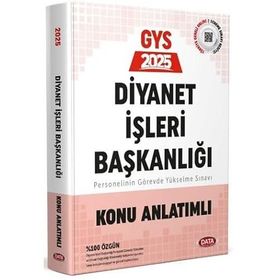 2023 GYS Diyanet İşleri Başkanlığı Konu Anlatımlı Soru Bankası Data Yayınları