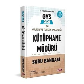 2023 GYS Kültür ve Turizm Bakanlığı Kütüphane Müdürlüğü Soru Bankası - Data Yayınları