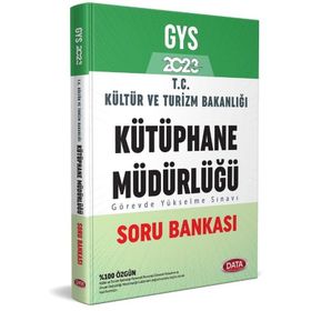 2023 GYS Kültür ve Turizm Bakanlığı Kütüphane Müdürlüğü Soru Bankası - Data Yayınları