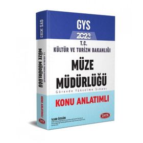 2023 GYS Kültür ve Turizm Bakanlığı Müze Müdürlüğü Hazırlık Kitabı - Data Yayınları