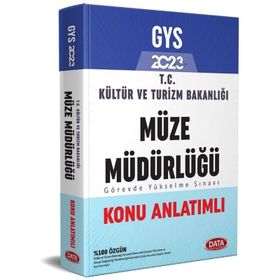 2023 GYS Kültür ve Turizm Bakanlığı Müze Müdürlüğü Hazırlık Kitabı - Data Yayınları