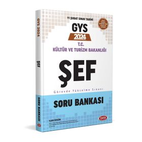 2023 GYS Kültür ve Turizm Bakanlığı Şef Soru Bankası - Data Yayınları