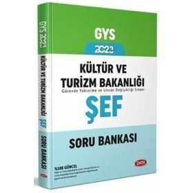 2023 GYS Kültür ve Turizm Bakanlığı Şef Soru Bankası - Data Yayınları