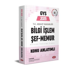 2023 GYS T. C. Adalet Bakanlığı Bilgi İşlem Şef Memur Konu Anlatımı - Data Yayınları