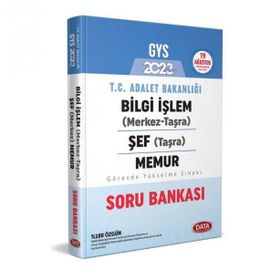 2023 GYS T.C. Adalet Bakanlığı Bilgi İşlem Soru Bankası - Data Yayınları