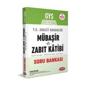 2023 GYS T. C. Adalet Bakanlığı Mübaşir ve Zabıt Katibi Soru Bankası - Data Yayınları