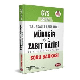2023 GYS T. C. Adalet Bakanlığı Mübaşir ve Zabıt Katibi Soru Bankası - Data Yayınları