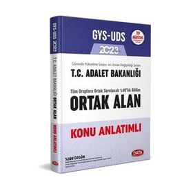 2023 GYS T.C. Adalet Bakanlığı Ortak Alan Konu Anlatımlı - Data Yayınları