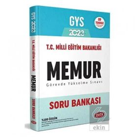 2023 GYS T.C. Milli Eğitim Bakanlığı Memur Soru Bankası - Data Yayınları