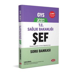 2023 Gys T.C. Sağlık Bakanlığı Şef Soru Bankası - Data Yayınları