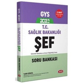 2023 Gys T.C. Sağlık Bakanlığı Şef Soru Bankası - Data Yayınları