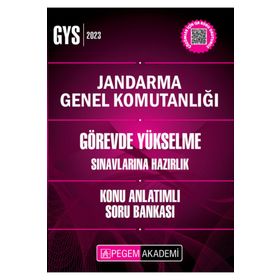 2023 Jandarma Genel Komutanlığı Gys Konu Anlatımlı Soru Bankası