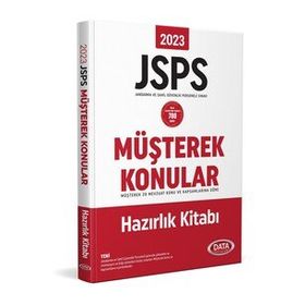 2023 JSPS Müşterek Konular Hazırlık Kitabı - Data Yayınları
