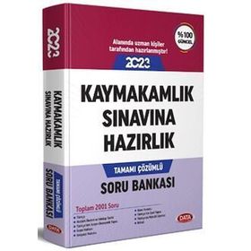 2023 Kaymakamlık Sınavına Hazırlık Soru Bankası - Data Yayınları