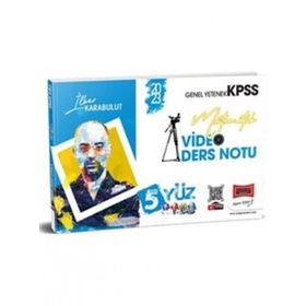 2023 KPSS 5Yüz Matematik Video Ders Notları Yargı Yayınları