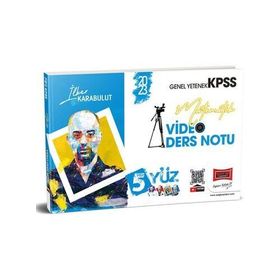 2023 KPSS 5Yüz Matematik Video Ders Notları Yargı Yayınları