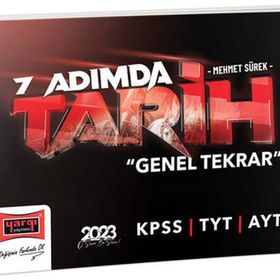 2023 Kpss 7 Adımda Tarih Genel Tekrar - Yargı Yayınları