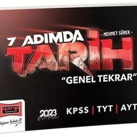 2023 Kpss 7 Adımda Tarih Genel Tekrar - Yargı Yayınları