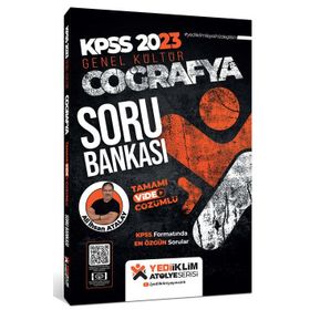 2023 KPSS Atölye Serisi Coğrafya Tamamı Video Çözümlü Soru Bankası-Yediiklim Yayınları