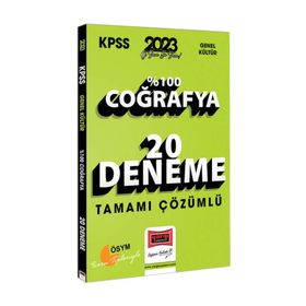 2023 KPSS Coğrafya Tamamı Çözümlü 20 Deneme Yargı Yayınları