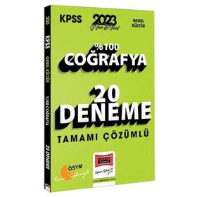 2023 KPSS Coğrafya Tamamı Çözümlü 20 Deneme Yargı Yayınları